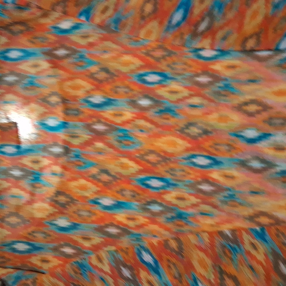 Ruby Rd. Vibrant Ikat Pattern Blouse - Picture 3 of 4